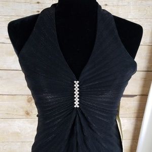 Cache Formal Halter Dress, NWT